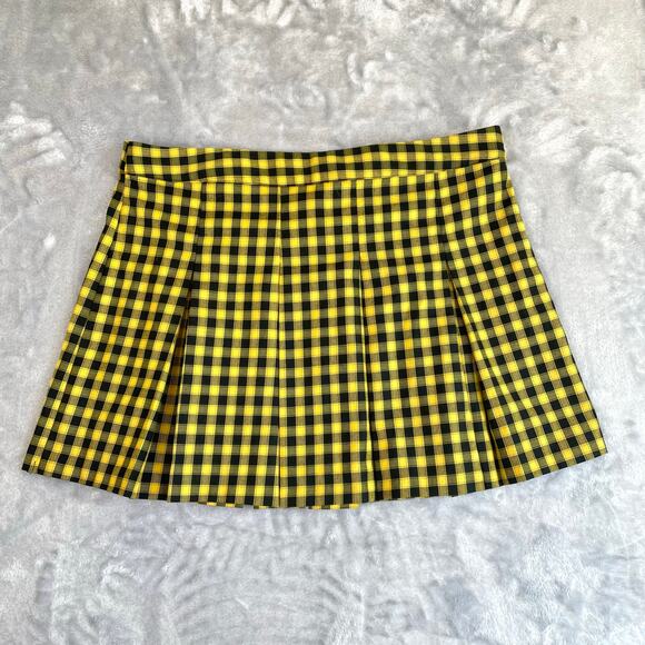 H&M Y2K 90's Womens Skirt Sz 14 Schoolgirl Clueless Academia Plaid Punk Mini - Picture 1 of 5